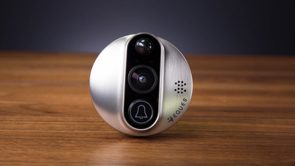 The Veiu smart peephole combines utility from a smart doorbell with an intercom system.