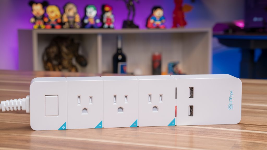 The LITEdge Wi-FI Smart Power Strip lets you add multiple devices to your smart home at once.