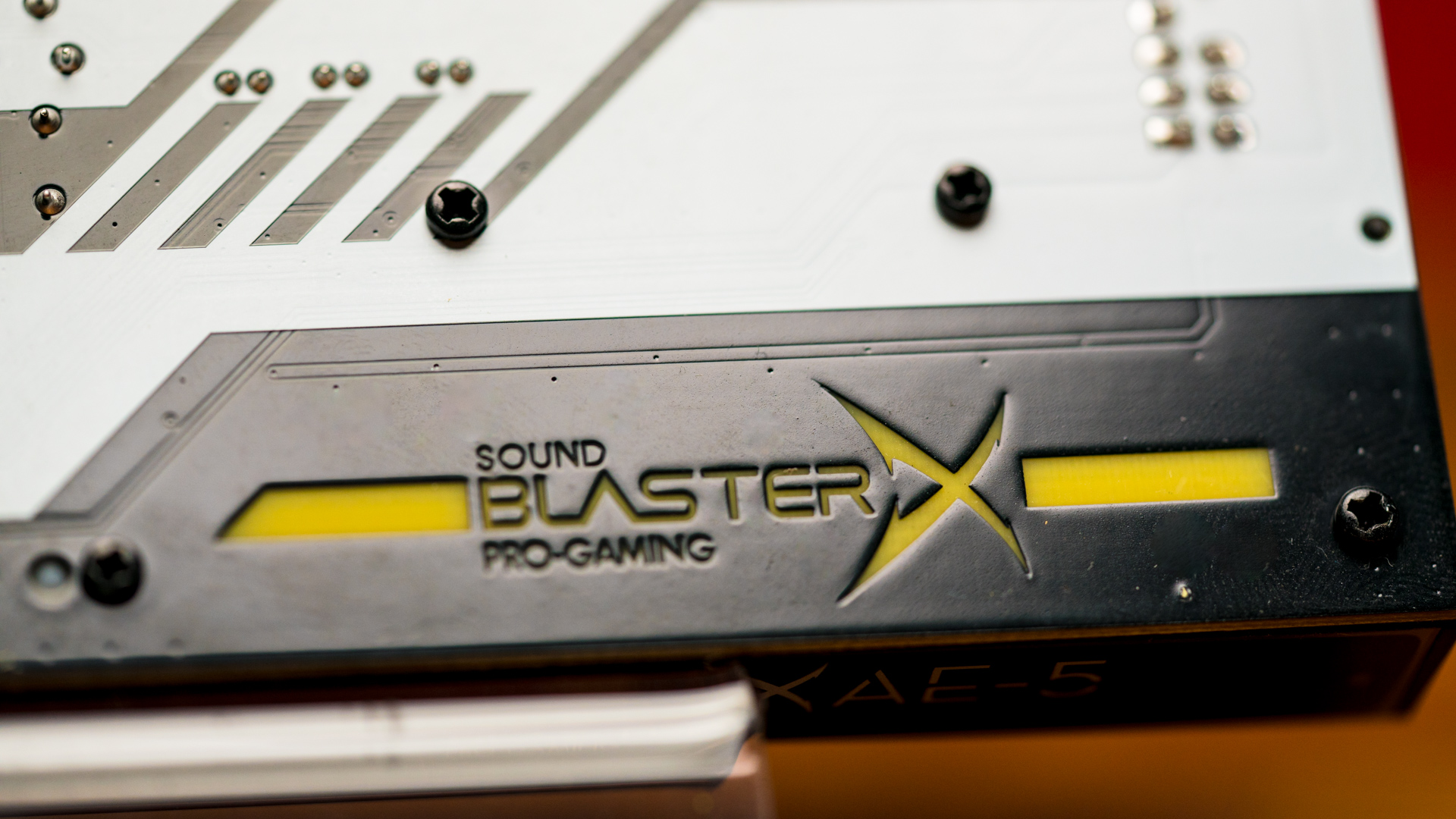 Soundblaster X-10 sound card