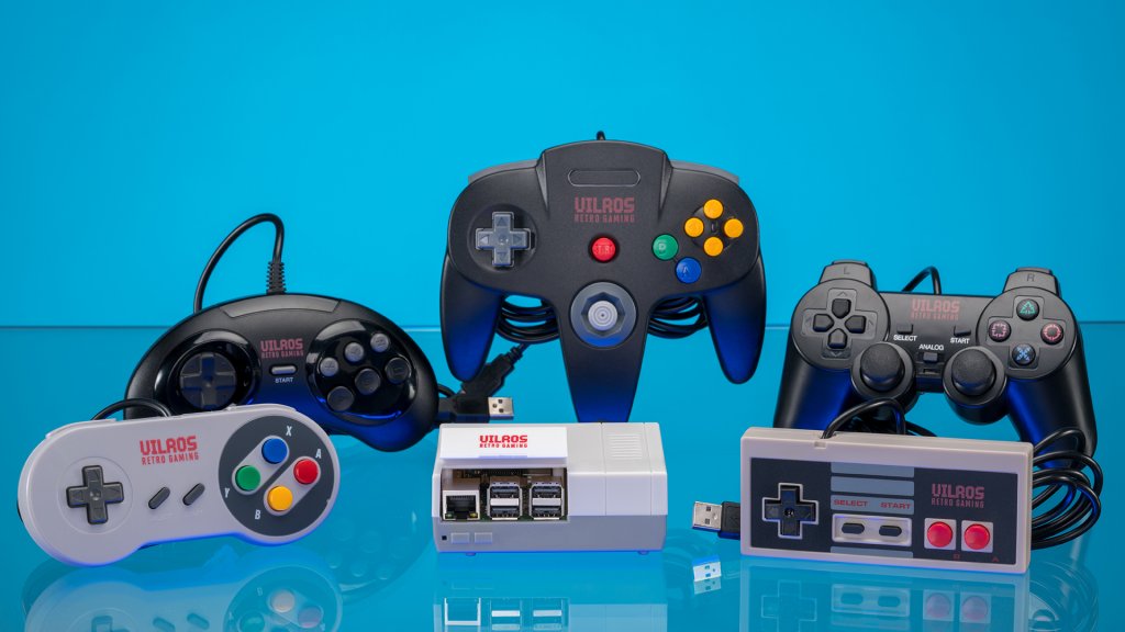 Vilros' retro gaming kit includes controllers that feel as good as or better than the real thing.