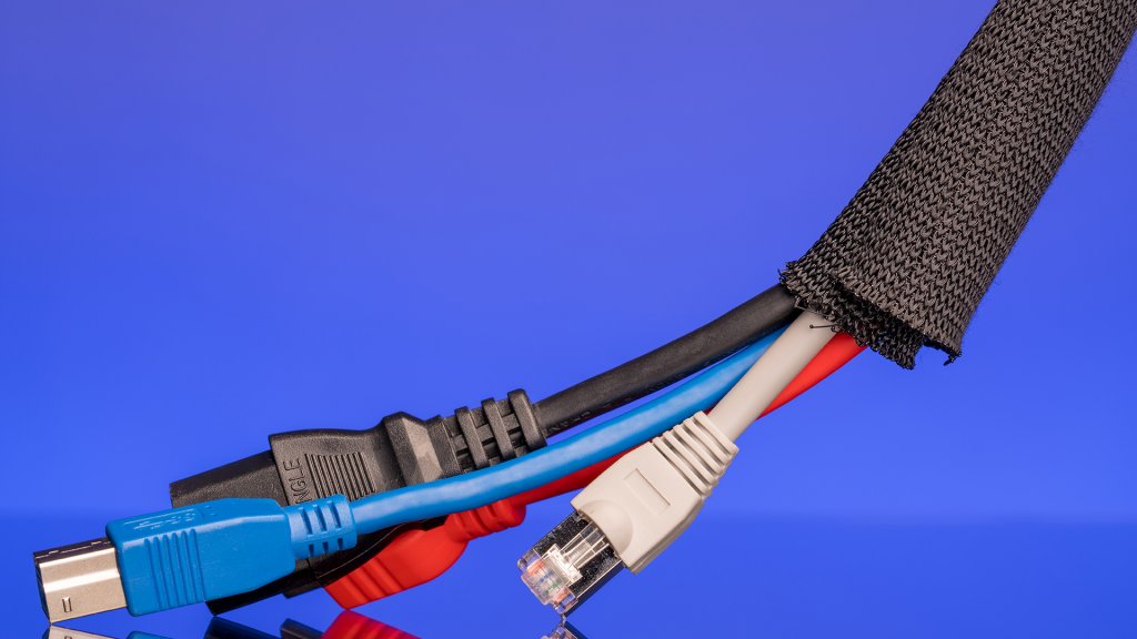 For consolidating the cables in your TV or computer setups, use Label-the Cable's Cable Tube for easy bundling and removal.
