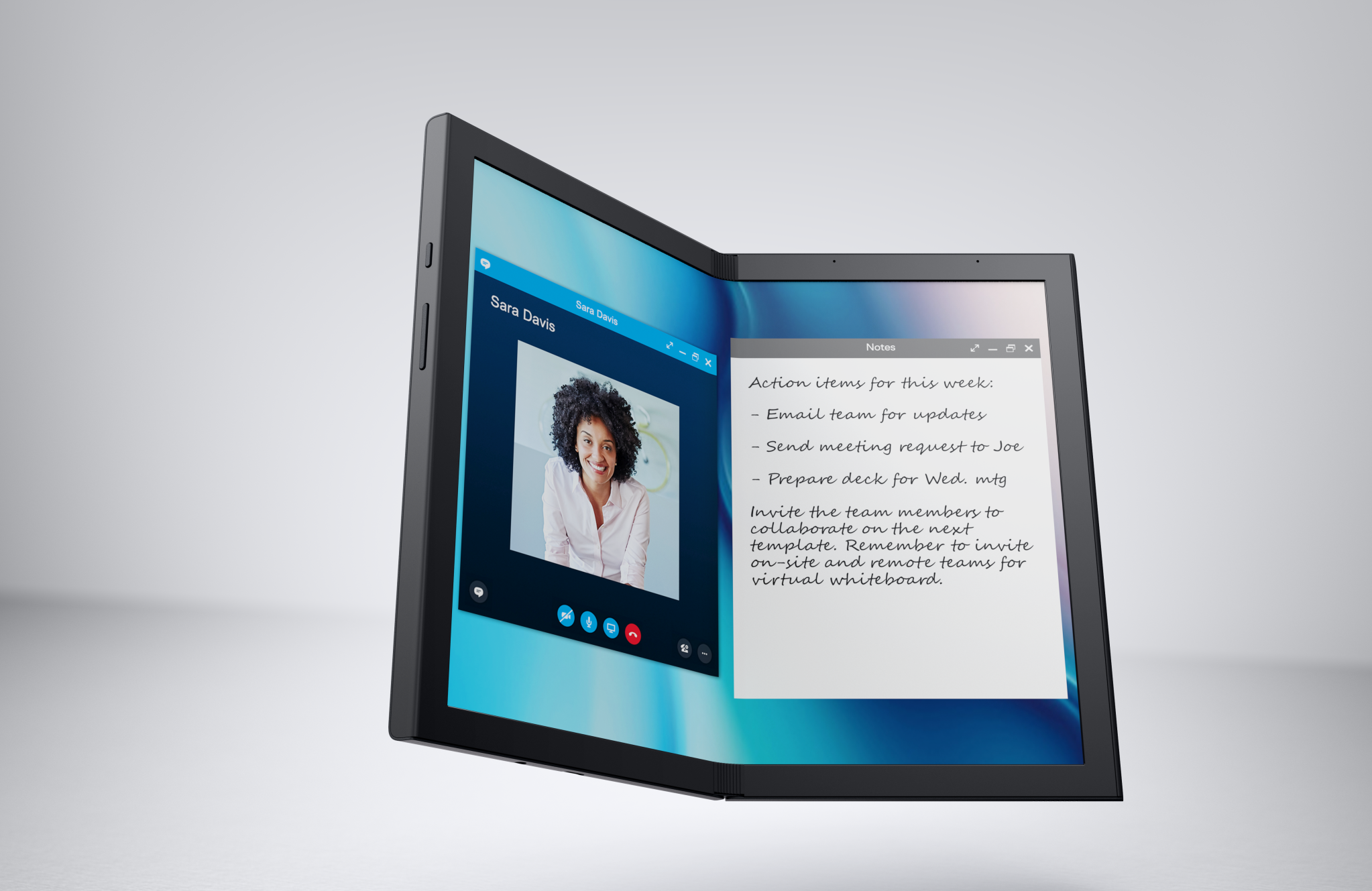 Dell Concept Ori bent-screen tablet