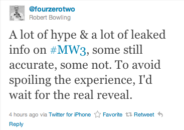 IW's response to leaks
